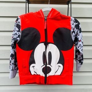 Mickey Mouse Zip Hoodie for Boys